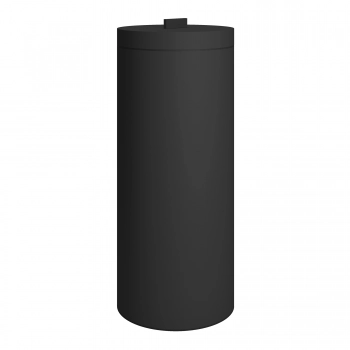 Καλάθι Απλύτων Ανοξείδωτο Matt Black 26x60εκ.-30ltr Pam & Co 2560-403