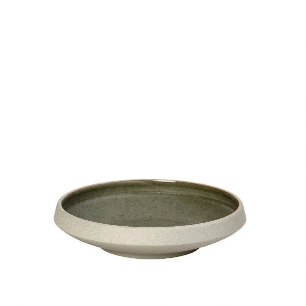 Μπωλ Σερβιρίσματος Πορσελάνης Πράσινο ESPIEL 15,7x15,7x4εκ. Olive VRA210K6