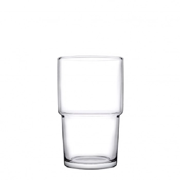 Ποτήρι Νερού Γυάλινο Διάφανο Hill ESPIEL 440ml-8x8x13,2εκ. SP420204K12