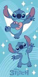 Πετσέτα Θαλάσσης Παιδική Quick Dry Microfiber 70x140εκ. Disney Home Lilo & Stitch 545 Sky Blue Dimcol
