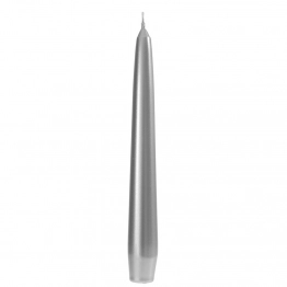 Κερί Βενετσιάνικο Σετ 12τμχ Ασημί 20εκ. iliadis 73636