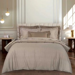 Παπλωματοθήκη Βαμβακερή Υπέρδιπλη 220x240εκ. Loft 2392 Taupe Greenwich Polo Club