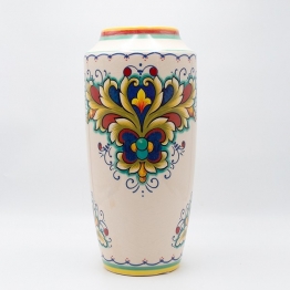 Βάζο Κεραμικό Μπεζ-Multi 18,5x18,5x40εκ. ESTHETI 819-00187