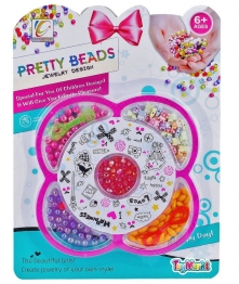 Χάντρες Σε Καρτέλα 21x28εκ.Toy Markt 77-1174