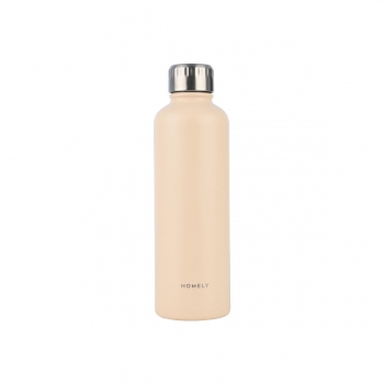 Θερμός-Μπουκάλι Ανοξείδωτο Flask Homely Sandstone 500ml-7x7x23εκ. Estia 01-32579