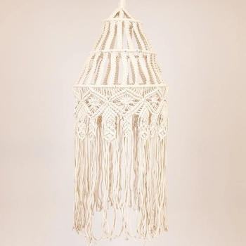 Φωτιστικό Οροφής Μακραμέ Μπεζ 35x100εκ. ESTHETI 814-15001