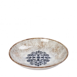 Πιάτο Φαγητού Βαθύ Πορσελάνης Mosaico ESPIEL 23x4εκ. KNJ120K6