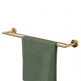 Κρεμάστρα Διπλή Cooper Polished Gold 65,2x12,6x5,2εκ. Tiger 800560