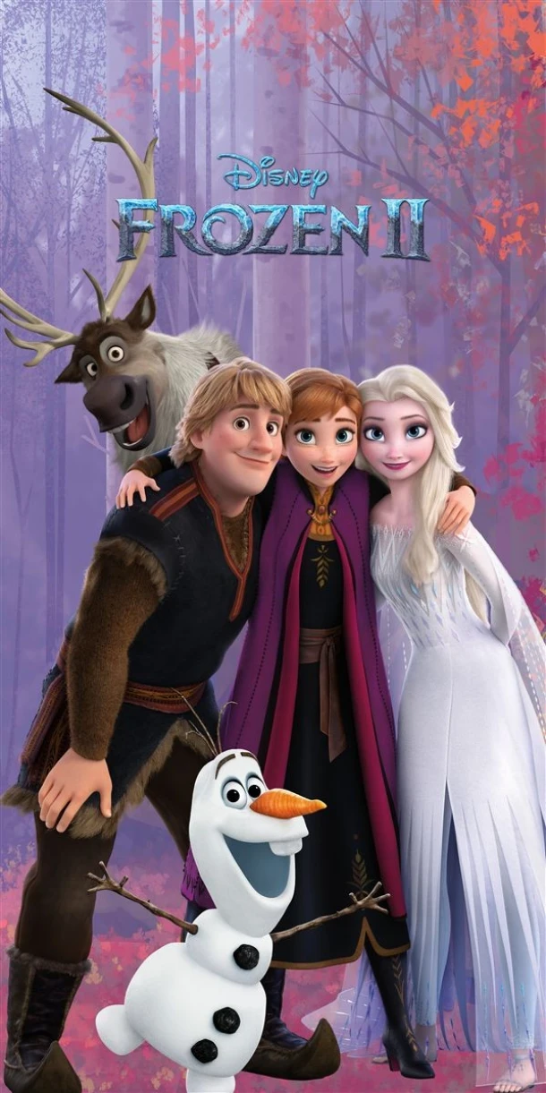 Πετσέτα Θαλάσσης Παιδική Quick Dry Microfiber 70x140εκ. Disney Home Frozen 707 Purple Dimcol