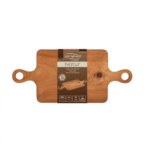 Πλατώ Σερβιρίσματος Natural Bergner 40x18x1,5εκ. BGSG004485