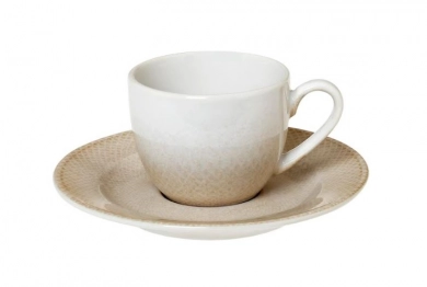 Φλυτζάνι Καφέ 110ml In-glaze Stoneware Venus Beige CRYSPO TRIO 25.091.17