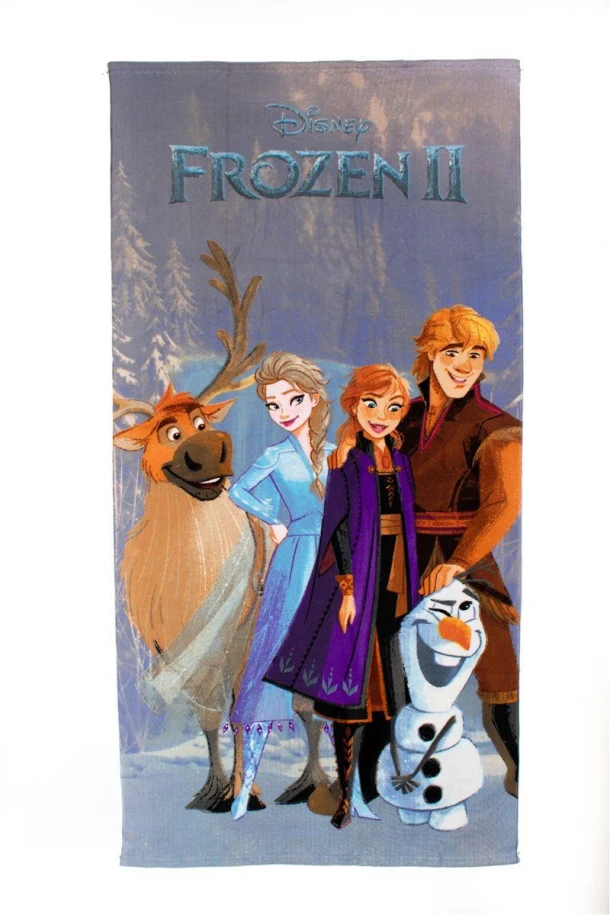 Πετσέτα Θαλάσσης Παιδική Microfiber 70x140εκ. Frozen 89 Lilac Disney DimCol