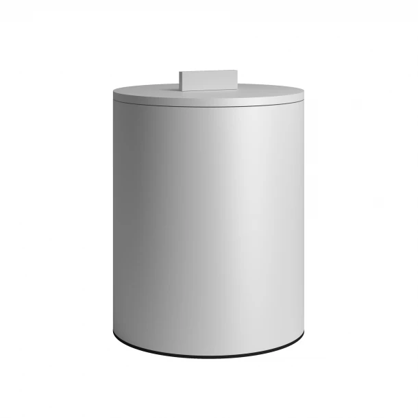 Καλάθι Απορριμμάτων Πάγκου 6lt Ανοξείδωτο Matt White Pam & Co Φ20x25εκ. 2326-033