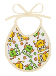 Σαλιάρα Βαμβακερή Αδιάβροχη Με Δέσιμο akuku A1600