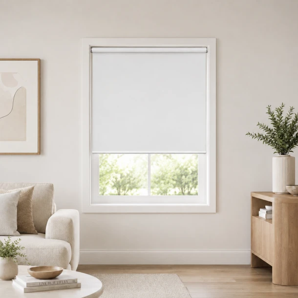 Ρόλερ Μερικής Σκίασης Polyester 80x230εκ. Off-White MRShome DRS-WH080230