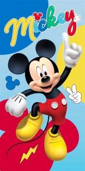 Πετσέτα Θαλάσσης Παιδική Quick Dry Microfiber 70x140εκ. Disney Home Mickey 179 Sky Blue Dimcol