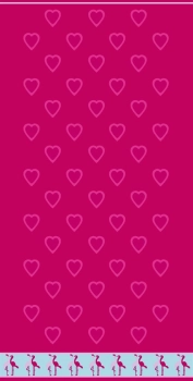 Πετσέτα Θαλάσσης 2 Όψεων Βαμβακερή Βελουτέ 87x165εκ. Ζακάρ 227 DimCol