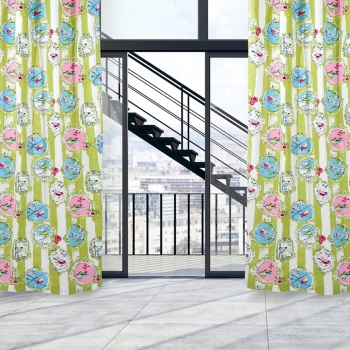 Κουρτίνα Με Τρούκς Polycotton 140x280εκ. Curtain Line 2059 Das Home