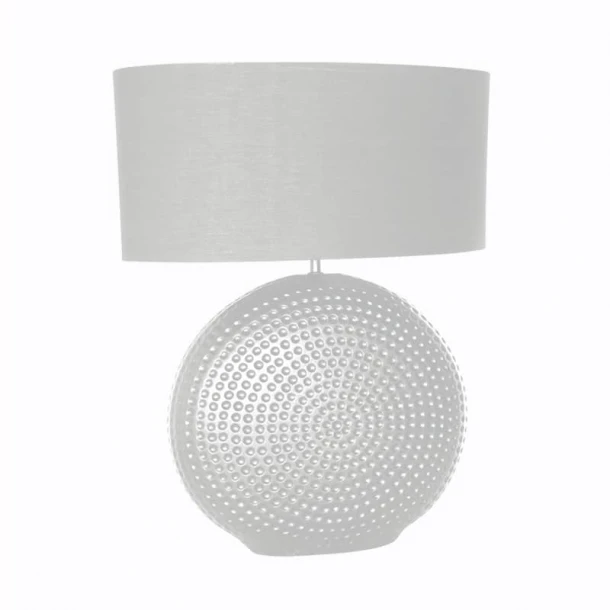 Φωτιστικό Επιτραπέζιο Κεραμικό Λευκό 50,5x26x65εκ. Art Et Lumiere 30192