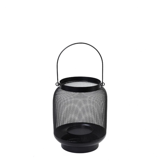 Φανάρι Μεταλλικό Μαύρο Δ14x19εκ. ESPIEL ATG110