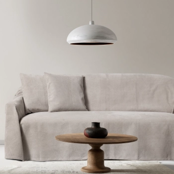 Ριχτάρι Polyester-Flannel Τριθέσιος 180x300εκ. Grey 0305 Das Home