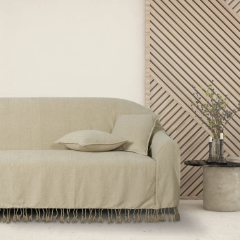 Ριχτάρι Chenille Διθέσιος 180x250εκ. Throws Line 0271 Taupe Das Home