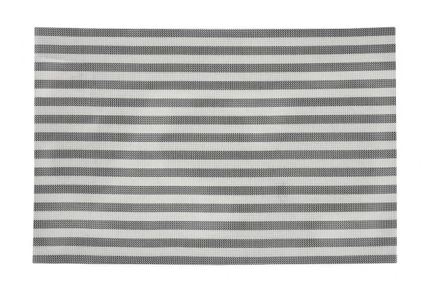 Σουπλά Pvc-Polyester Αδιάβροχο 45x30εκ. Ριγέ Γκρι ESPIEL PUL104K6