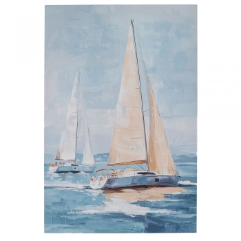 Πίνακας Καμβάς Sail Boats 80x120εκ. iliadis 92690