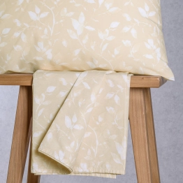 Σετ Σεντόνι Με 1 Μαξιλαροθήκη Βαμβακερό Μονό Με Λάστιχο 100x200+32εκ. Pearl Beige Ultra Line Mini Melinen 20005871