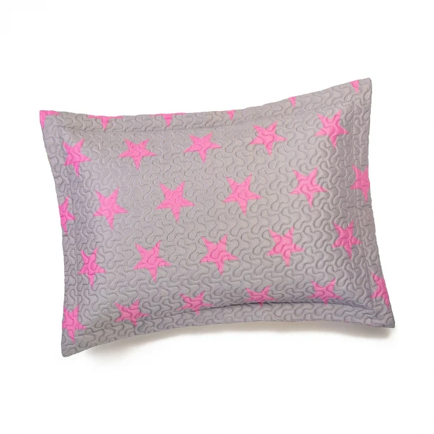 Ζεύγος Διακοσμητικές Μαξιλαροθήκες Microfiber 50x70+5εκ. Oxford Star Girl Melinen 2000040405