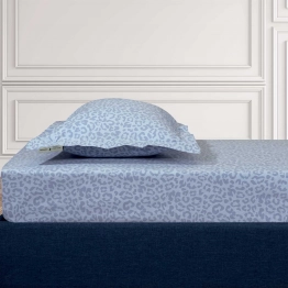 Σεντόνι Μεμονωμένο Polycotton King Με Λάστιχο 180x200+35εκ. Loft 2288 Baby Blue Greenwich Polo Club