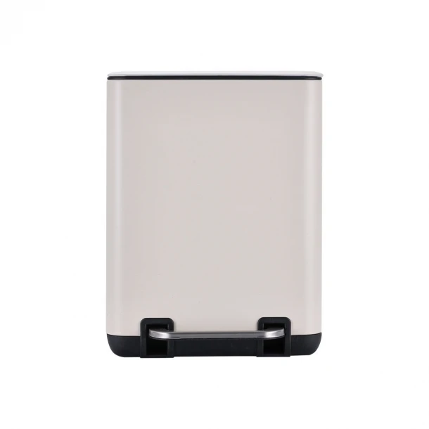 Καλάθι Απορριμμάτων 6lt Soft Close Μεταλλικό Ivory Cubic Estia 24,1x21,3x31,6εκ. 02-20989