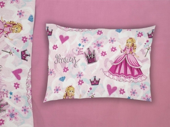 Μαξιλαροθήκη Φάκελος Polycotton Rotary 50x70εκ. Princess 390 Pink Dimcol