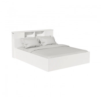 Κρεβάτι OLYMPUS pakoworld σε χρώμα λευκό 140x200εκ