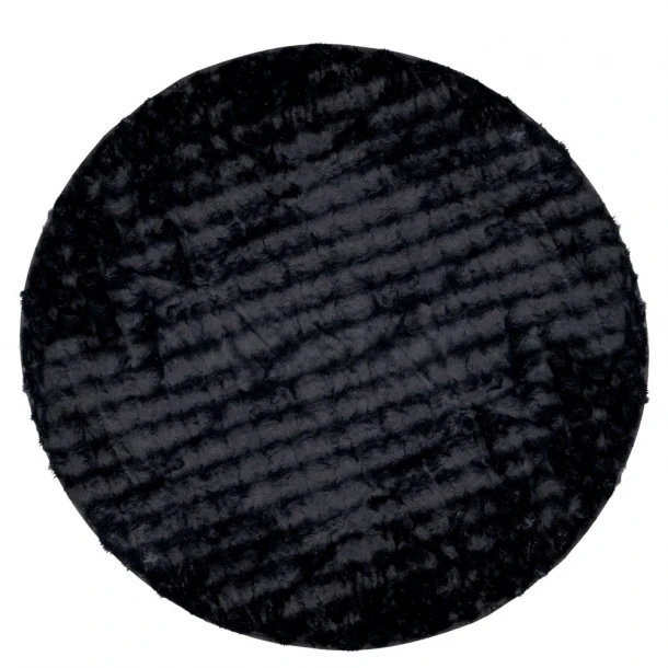 Χαλί Συνθετική Γούνα 180εκ. Μαύρο iliadis 91851