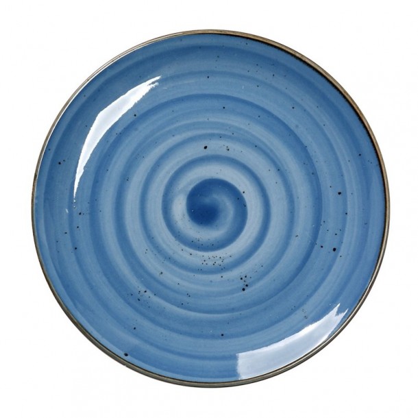 Πιάτο Ρηχό Πορσελάνης Terra Blue ESPIEL 26,5εκ. TLF101K6