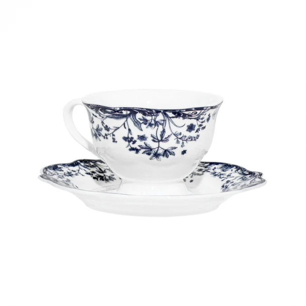 Φλυτζάνι Τσαγιού Πορσελάνης 220ml Reverie Blue Estia 07-38830