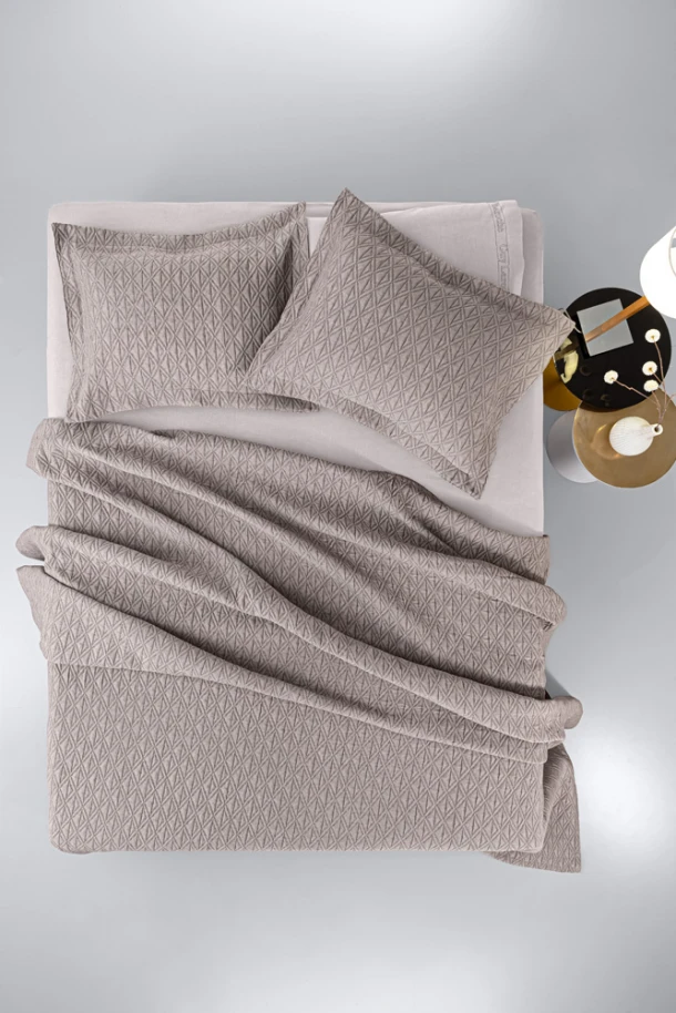 Κουβέρτα Polycotton King 245x260εκ. Oasis Wenge Guy Laroche