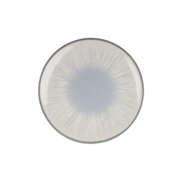 Πιάτο Φρούτου Πορσελάνης 20εκ. Water Lily Blue Oriana Ferelli PR24336BL03