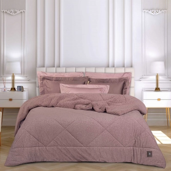 Κουβερτοπάπλωμα Κοτλέ-Sherpa King 240x250εκ. Essential 4436 Nude Greenwich Polo Club