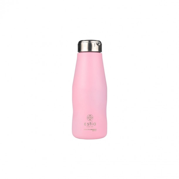 Θερμός-Μπουκάλι Ανοξείδωτο Blossom Rose Flask Save The Aegean Estia 350ml-6,5x6,5x18,5εκ. 01-22310