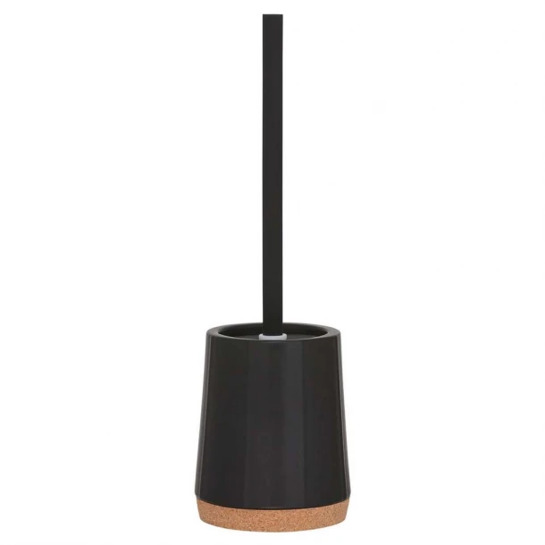 Πιγκάλ Τουαλέτας Πορσελάνης 12x26εκ. Cork Black Sealskin 362510519