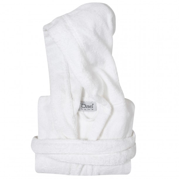 Μπουρνούζι Ενηλίκων Βαμβακερό Extra Large Casual 5900 Artic Λευκό Das Home