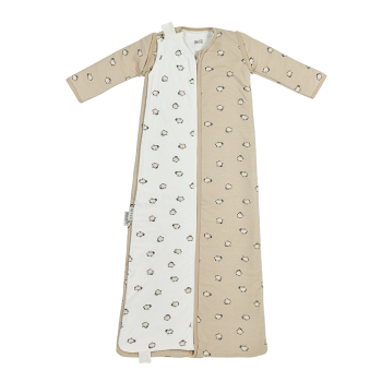 Υπνόσακος 4 Εποχών Βαμβακερός Με Αποσπώμενα Μανίκια 0.5Tog & 2.5Tog 6-36 Μηνών Penguin Soft Sand Meyco MEY-182.223.62.00