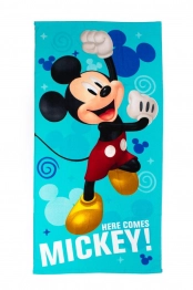 Πετσέτα Θαλάσσης Παιδική Microfiber 70x140εκ. Mickey 14 Sky Blue Disney DimCol