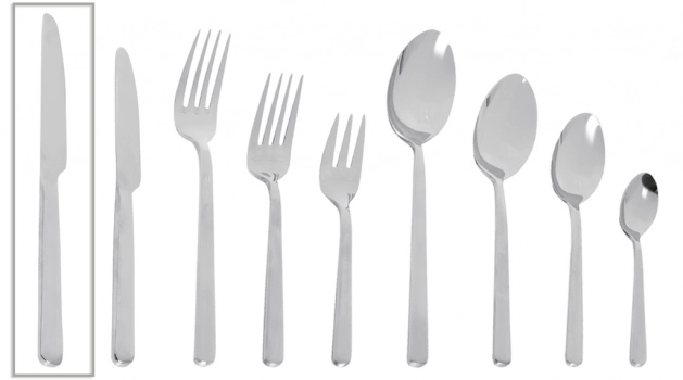 Μαχαίρι Φαγητού Ανοξείδωτο 18/0 Fortune ESPIEL 22,5εκ.-87gr CUS301K12