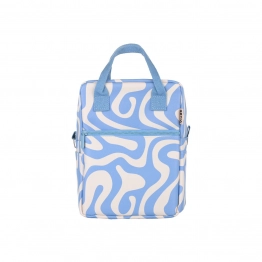 Τσάντα Φαγητού Ισοθερμική PVC Leather Ocean Waves 7lt-20x14x27εκ. Save The Aegean Estia 01-41830
