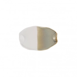 Δίσκος Σερβιρίσματος Πορσελάνης 23x1,7εκ. Λευκός-Πράσινος Crash Kutahya Porselen KX855A4423TP