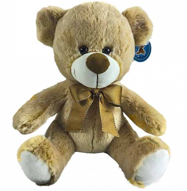 Λούτρινο Αρκουδάκι Με Φιόγκο 29εκ. Toy Markt 79-408
