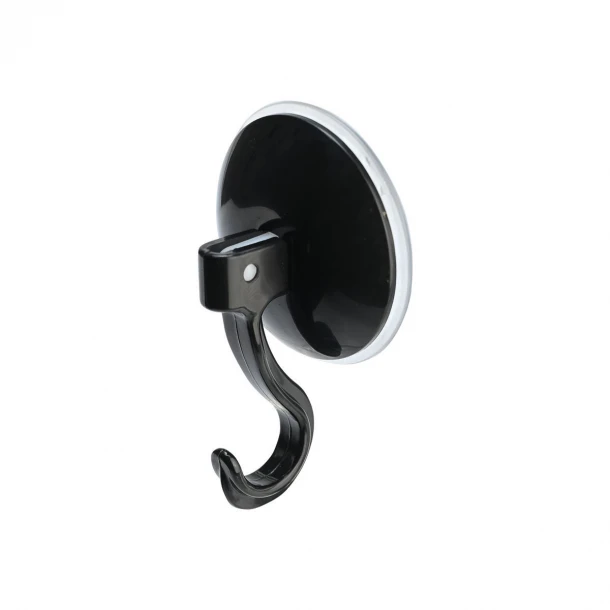 Κρεμάστρα Πετσέτας Πλαστική Μαύρη 5x5x8,5εκ. Estia 02-25267